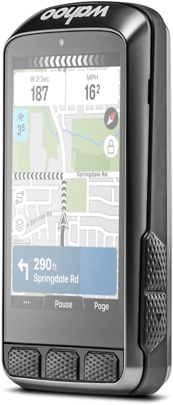 Wahoo Fitness ELEMNT ACE Cycling Computer, 3.8, Black Fahrradcomputer