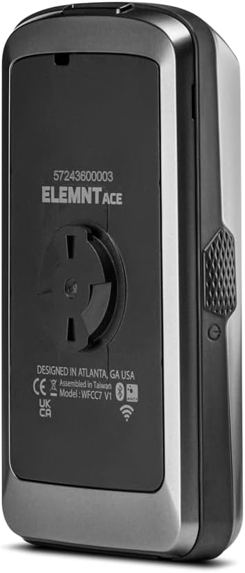 Wahoo Fitness ELEMNT ACE Cycling Computer, 3.8, Black Fahrradcomputer